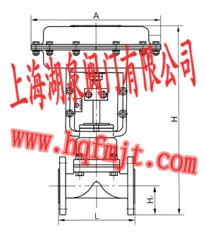 电动隔膜调节阀结构图